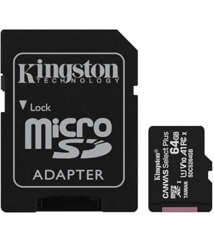Amazon.com: Kingston 64GB Canvas Select Plus microSDXC Card | Up